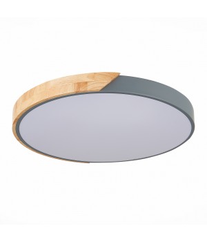 SLE200972-01 Светильник потолочный Серый, Светлое дерево/Белый LED 1*45W 3000K/4000K/6000K FESTA-foto10