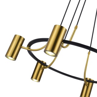 SL1215.403.06 Светильник подвесной ST-Luce Черный, Латунь/Латунь GU10 6*5W 4000K TALIA-foto3