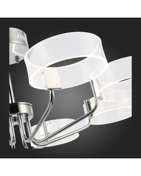SLE283102-08 Люстра потолочная Хром/Белый LED 8*8W 3000K SOLLA-foto9