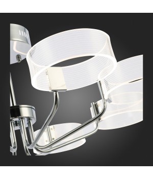 SLE283102-08 Люстра потолочная Хром/Белый LED 8*8W 3000K SOLLA-foto9