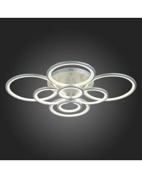 SLE200392-08 Светильник потолочный Серебристый/Белый LED 1*256W 3000-6000K LETO-foto8