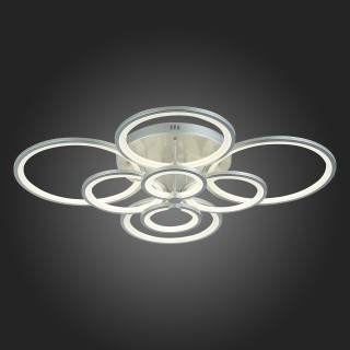 SLE200392-08 Светильник потолочный Серебристый/Белый LED 1*256W 3000-6000K LETO-foto8