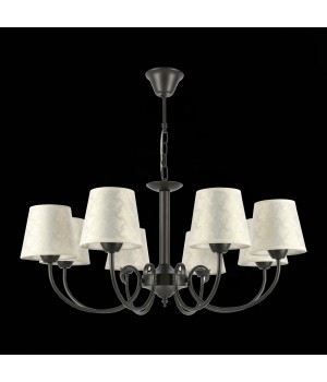 SLE120303-08 Светильник подвесной Темно-серый/Бежевый E14 8*40W RIMENTO-foto5