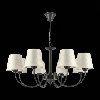 SLE120303-08 Светильник подвесной Темно-серый/Бежевый E14 8*40W RIMENTO-foto5