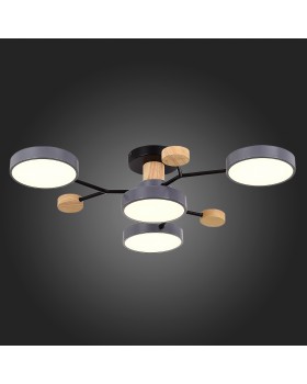 SLE6006-702-04 Светильник потолочный Серый/Серый LED 4*12W 3000K/4500K/6000K FAEMA-foto7