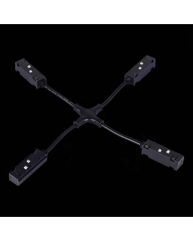 ST006.469.00 Ввод питания X-образный для магнитного шинопровода ST-Luce Черный SKYLINE 48-foto2