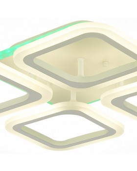 SLE500112-04RGB Светильник потолочный Хром/Белый LED 1*88W RGB 8W 3000-6000K SAMURO-foto5