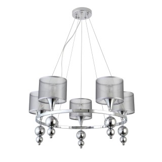 SLE107103-05 Светильник подвесной Хром/Серебристый E14 5*40W PAZIONE-foto2