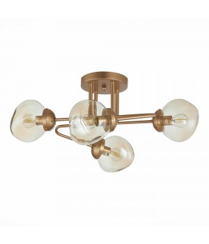 SLE155702-04 Люстра потолочная Золотистый/Янтарный E14 4*40W MORE-foto2