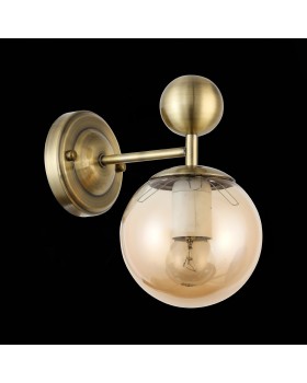 SLE106301-01 Светильник настенный Бронзовый/Прозрачный, Янтарный E27 1*60W PECHIO-foto4