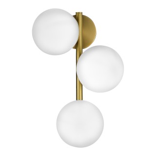 SLE1191-201-03 Бра Золотистый/Белый E27 3*60W FRATTA-foto2