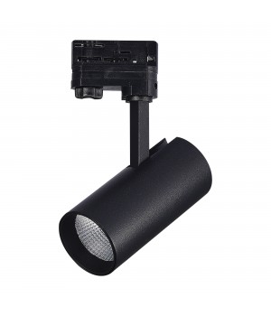 ST661.436.20 Св-к трек. Черный LED 1*20W 3000K 1 600Lm Ra>90 38° IP20 L150xW70xH202 165-265V Трехфазная трековая система-foto3