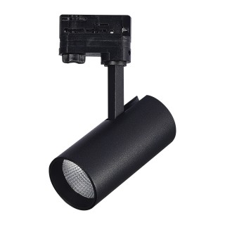 ST661.436.20 Св-к трек. Черный LED 1*20W 3000K 1 600Lm Ra>90 38° IP20 L150xW70xH202 165-265V Трехфазная трековая система-foto3