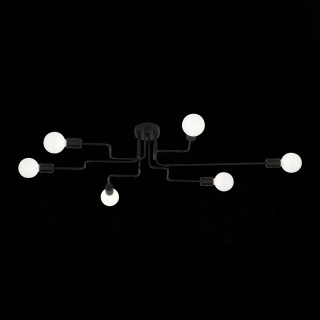 SL419.442.06 Люстра потолочная Черный E27 6*60W ANO-foto23