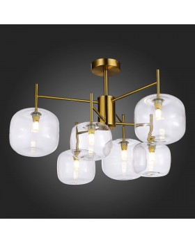 SL1049.302.06 Люстра потолочная ST-Luce Латунь/Прозрачный G9 6*5W FINN-foto5