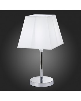 SLE107604-01 Прикроватная лампа Хром/Белый E14 1*40W GRINDA-foto5