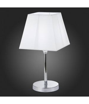 SLE107604-01 Прикроватная лампа Хром/Белый E14 1*40W GRINDA-foto5