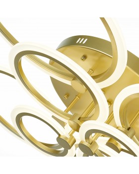 SLE500522-08 Светильник потолочный Золотистый/Белый LED 1*212W 3000-6000K CERINA-foto6