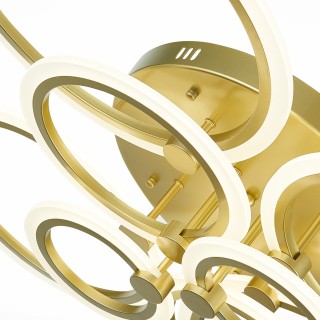 SLE500522-08 Светильник потолочный Золотистый/Белый LED 1*212W 3000-6000K CERINA-foto6