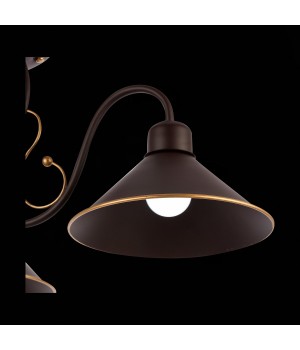 SLE120402-03 Люстра потолочная Темно-коричневый/Черный E27 3*60W CIOLLA-foto4