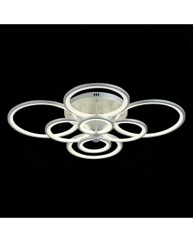 SLE200392-08 Светильник потолочный Серебристый/Белый LED 1*256W 3000-6000K LETO-foto7