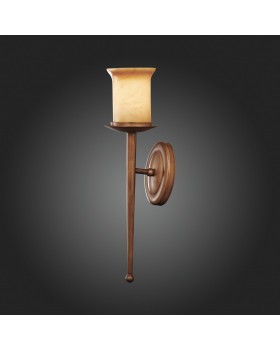 SL122.311.01 Бра Коричневый/Янтарный E27 1*60W ANCORA-foto3