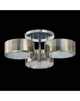 SL483.702.03 Люстра потолочная Хром/Дымчатый E27 3*40W FORESTA-foto5