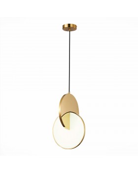 SL6107.203.01 Светильник подвесной ST-Luce Золотистый/Белый Золотистый LED 1*14W 3000K Eclisse-foto4