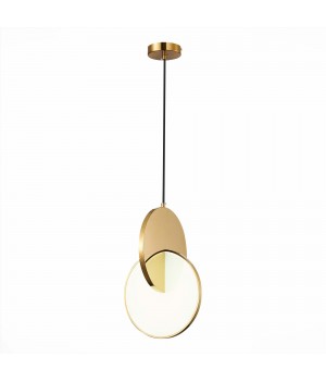 SL6107.203.01 Светильник подвесной ST-Luce Золотистый/Белый Золотистый LED 1*14W 3000K Eclisse-foto4