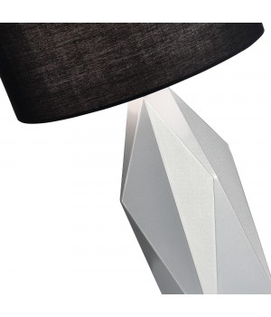 SL1004.904.01 Прикроватная лампа ST-Luce Серебристый/Черный E27 1*40W MARIONI-foto3