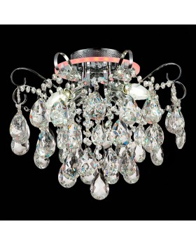 SLE160002-04 Светильник потолочный Хром/Прозрачный E14, LED 4+1*40/5(подсветка)W LITERO-foto10