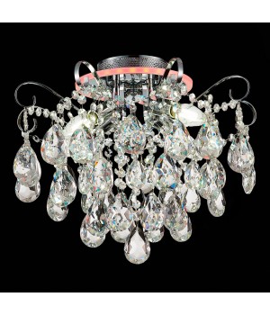 SLE160002-04 Светильник потолочный Хром/Прозрачный E14, LED 4+1*40/5(подсветка)W LITERO-foto10