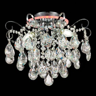 SLE160002-04 Светильник потолочный Хром/Прозрачный E14, LED 4+1*40/5(подсветка)W LITERO-foto10