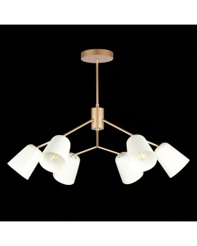 SLE155902-06 Люстра потолочная Золотистый/Белый E14 6*40W MARIO-foto5