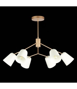 SLE155902-06 Люстра потолочная Золотистый/Белый E14 6*40W MARIO-foto5