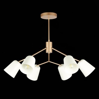 SLE155902-06 Люстра потолочная Золотистый/Белый E14 6*40W MARIO-foto5