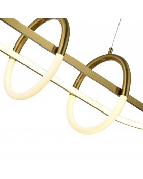 SL1579.313.01 Светильник подвесной ST-Luce Золотистый/Белый LED 1*48W 3000K MOFISTO-foto3