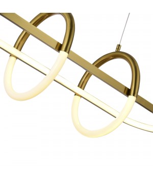 SL1579.313.01 Светильник подвесной ST-Luce Золотистый/Белый LED 1*48W 3000K MOFISTO-foto3