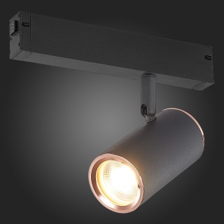 ST504.426.01 Св-к трек. Черный GU10 1*50W  IP20 L104xW54xH111 180-240V Без ламп SKYLINE 220-foto3