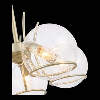 SL1136.203.05 Люстра подвесная Шампань/Прозрачный,С пузырьками воздуха E14 5*40W RESCHEZA-foto6