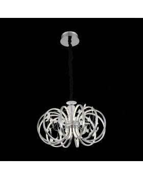 SL923.103.12 Люстра подвесная ST-Luce Хром, Прозрачный/Белый LED 1*70W 4000K OTTAVO-foto5