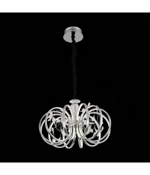 SL923.103.12 Люстра подвесная ST-Luce Хром, Прозрачный/Белый LED 1*70W 4000K OTTAVO-foto5