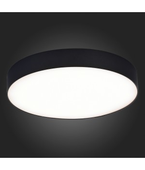 ST606.442.48 Светильник потолочный Черный LED 1*48W 4000K 4 320Lm Ra>85 120° IP20 D400xH55 185-265V Накладные светильники-foto4