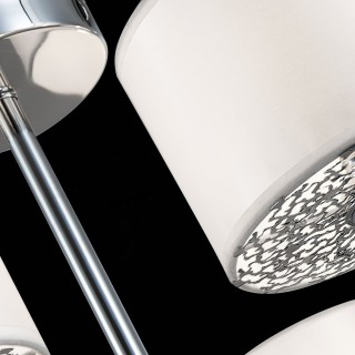 SLE105003-05 Люстра подвесная Хром/Белый E14 5*40W BELGE-foto6