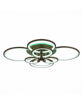 SLE200372-08RGB Светильник потолочный Кофейный/Белый LED 1*256W RGB 15W 3000-6000K LETO-foto3