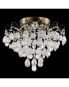 SLE160102-06 Светильник потолочный Бронза/Прозрачный E14 6*60W KAME-foto8