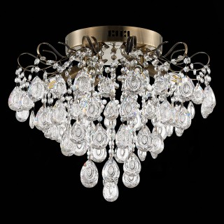 SLE160102-06 Светильник потолочный Бронза/Прозрачный E14 6*60W KAME-foto8