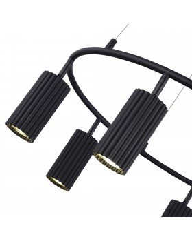 SL1213.403.06 Светильник подвесной ST-Luce Черный/Черный GU10 6*5W 4000K KENDO-foto4