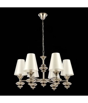 SL1137.103.06 Люстра подвесная Никель/Белый E14 6*40W RIONFO-foto4