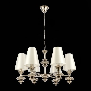 SL1137.103.06 Люстра подвесная Никель/Белый E14 6*40W RIONFO-foto4